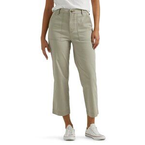 Lee Women's Heritage High Rise Utility Crop Pant, Size 18, Regular Fit, Pockets
